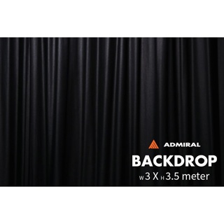 Backdrop 320 g/m² 3m width x 3,5m H black