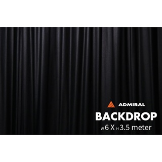 Backdrop 320 g/m² 6m width x 3,5m H black