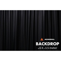 Backdrop 320 g/m² W 6m x H 3.5m black